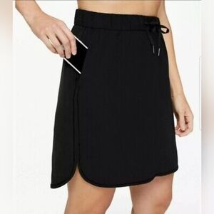 lululemon athletica Black Drawstring Pocket Skirt